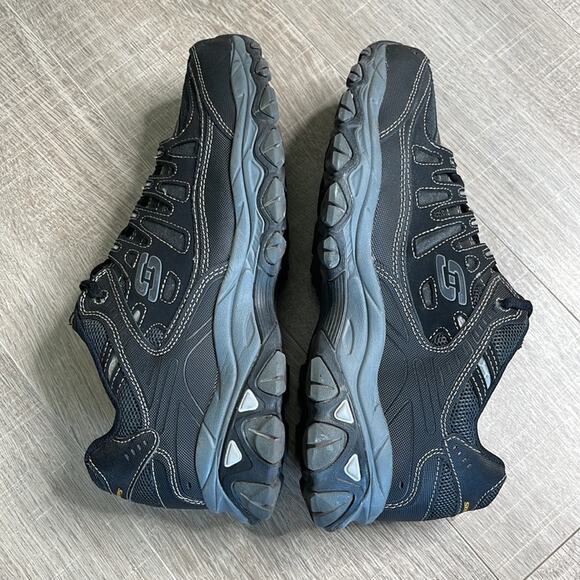 SKECHERS Black After Burn Memory Fit Men’s Shoe Size 11.5 - Picture 6 of 10